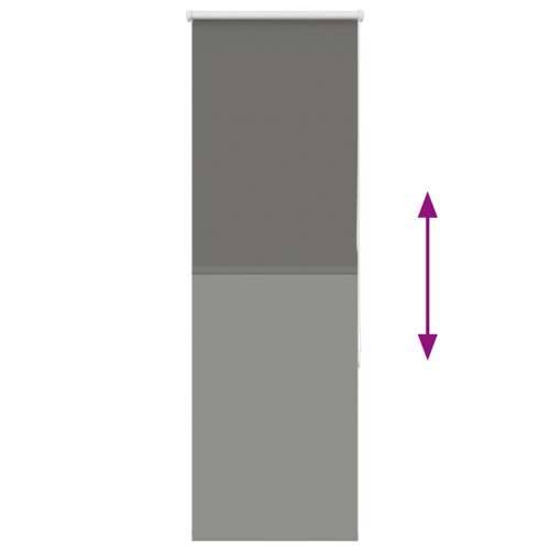 Rolo zavjesa Blackout siva 55x130 cm Širina tkanine 50,7 cm - Siva 55 cm 130 cm Cijena