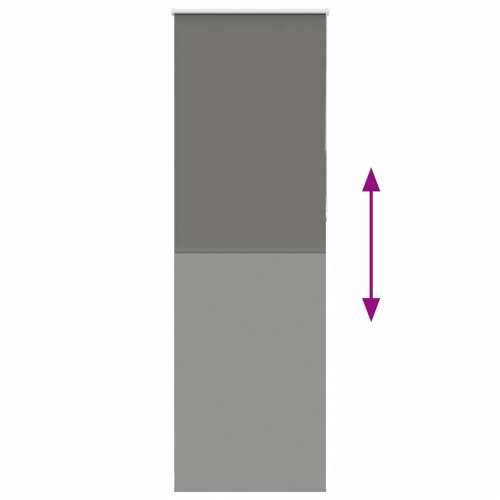 Rolo zavjesa Blackout siva 85x210 cm Širina tkanine 80,7 cm - Siva 85 cm 210 cm Cijena