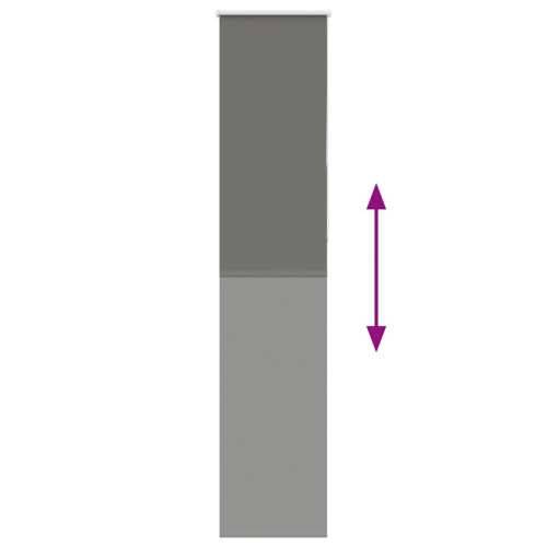 Rolo zavjesa Blackout siva 50x230 cm Širina tkanine 45,7 cm - Siva 50 cm 230 cm Cijena