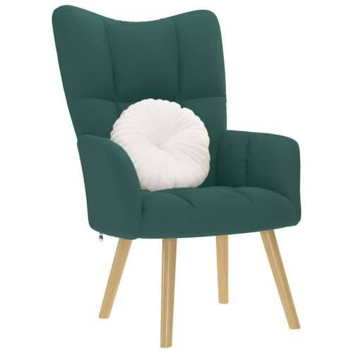 Stolica za opuštanje od tkanine tamnozelena - Tamnozelena 1 without stool Cijena