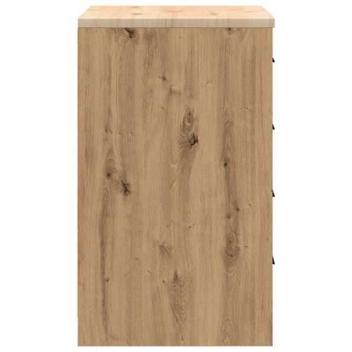 Garažni ormar za odlaganje 60x51x85 cm masivne borovine - artisian oak 60 x 51 x 85 cm 1 4 darwers Cijena