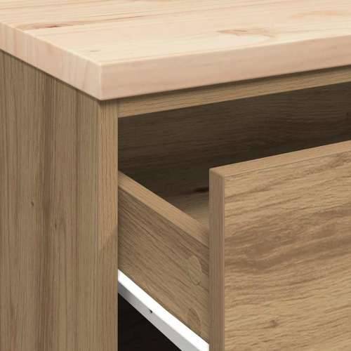 Garažni ormar za odlaganje 60x51x85 cm masivne borovine - artisian oak 60 x 51 x 85 cm 1 4 darwers Cijena
