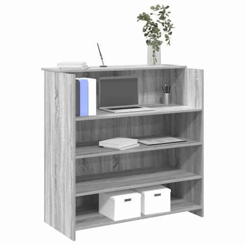 Recepcijski stol 100x50x103,5 cm od konstruiranog drva - Sivi hrast sonoma 100 x 50 x 103.5 cm Cijena