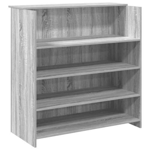 Recepcijski stol 100x50x103,5 cm od konstruiranog drva - Sivi hrast sonoma 100 x 50 x 103.5 cm Cijena