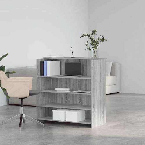 Recepcijski stol 100x50x103,5 cm od konstruiranog drva - Sivi hrast sonoma 100 x 50 x 103.5 cm Cijena