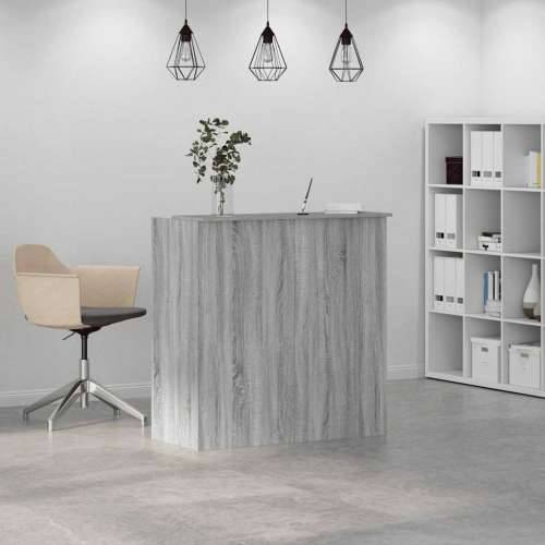 Recepcijski stol 100x50x103,5 cm od konstruiranog drva - Sivi hrast sonoma 100 x 50 x 103.5 cm Cijena