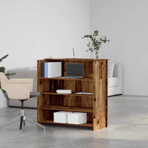 Recepcijski stol 100x50x103,5 cm od konstruiranog drva - Staro drvo 100 x 50 x 103.5 cm Cijena