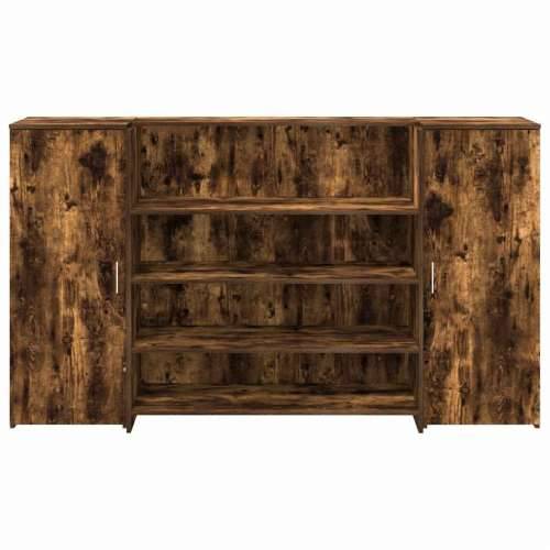 Recepcijski stol 180x50x103,5 cm od konstruiranog drva - Dimljeni hrast 180 x 50 x 103.5 cm Cijena