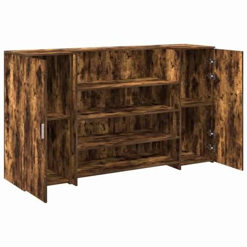 Recepcijski stol 180x50x103,5 cm od konstruiranog drva - Dimljeni hrast 180 x 50 x 103.5 cm Cijena