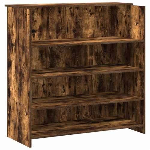 Recepcijski stol 180x50x103,5 cm od konstruiranog drva - Dimljeni hrast 180 x 50 x 103.5 cm Cijena