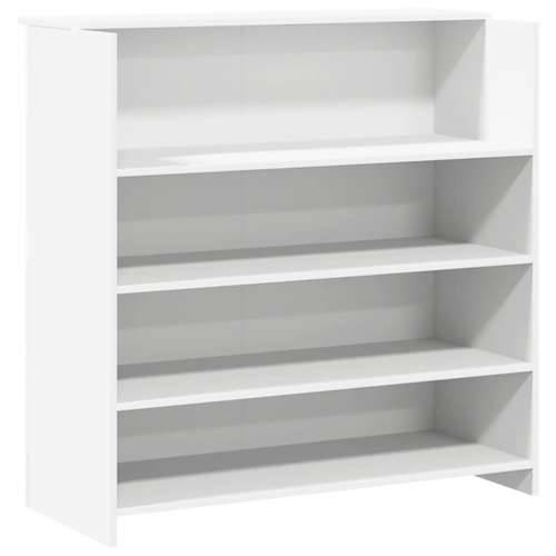 Recepcijski stol bijeli 200x50x103,5 cm od konstruiranog drva - Bijela 200 x 50 x 103.5 cm Cijena