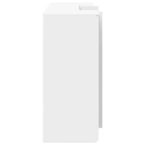 Recepcijski stol bijeli 200x50x103,5 cm od konstruiranog drva - Bijela 200 x 50 x 103.5 cm Cijena