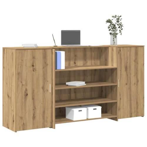 Recepcijski stol 200x50x103,5 cm od konstruiranog drva - hrast artisan 200 x 50 x 103.5 cm Cijena