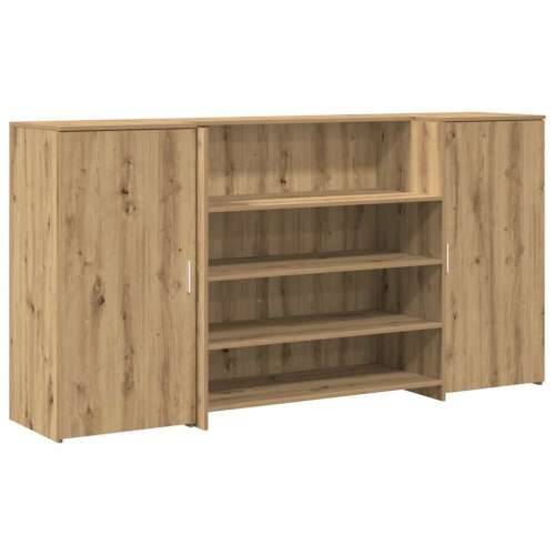 Recepcijski stol 200x50x103,5 cm od konstruiranog drva - hrast artisan 200 x 50 x 103.5 cm Cijena