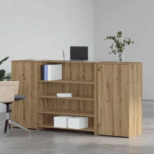 Recepcijski stol 200x50x103,5 cm od konstruiranog drva - hrast artisan 200 x 50 x 103.5 cm Cijena