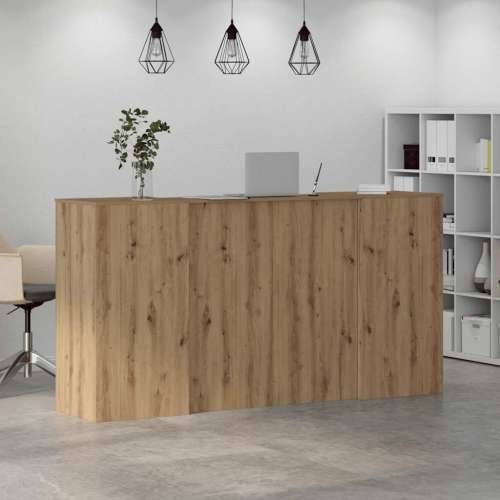 Recepcijski stol 200x50x103,5 cm od konstruiranog drva - hrast artisan 200 x 50 x 103.5 cm Cijena
