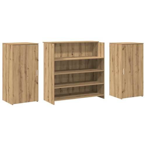 Recepcijski stol 200x50x103,5 cm od konstruiranog drva - hrast artisan 200 x 50 x 103.5 cm Cijena