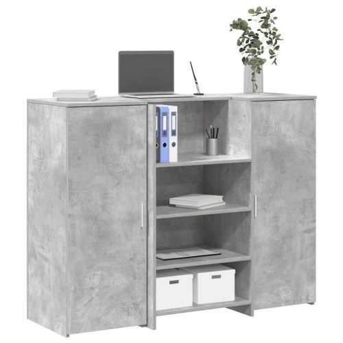 Recepcijski stol 135x50x103,5 cm konstruiranog drva - Beton siva 135 x 50 x 103.5 cm Cijena