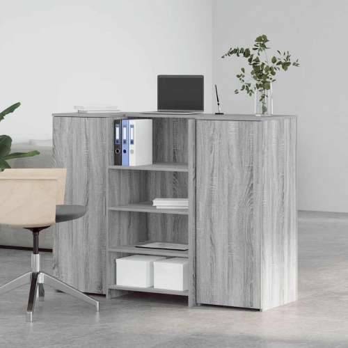 Recepcijski stol 135x50x103,5 cm od konstruiranog drva - Sivi hrast sonoma 135 x 50 x 103.5 cm Cijena