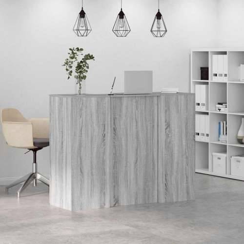Recepcijski stol 135x50x103,5 cm od konstruiranog drva - Sivi hrast sonoma 135 x 50 x 103.5 cm Cijena