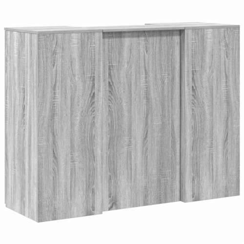 Recepcijski stol 135x50x103,5 cm od konstruiranog drva - Sivi hrast sonoma 135 x 50 x 103.5 cm Cijena