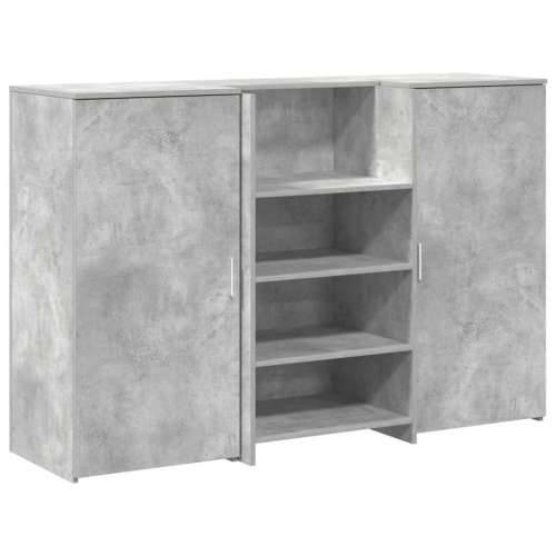 Recepcijski stol 155x50x103,5 cm konstruiranog drva - Beton siva 155 x 50 x 103.5 cm Cijena