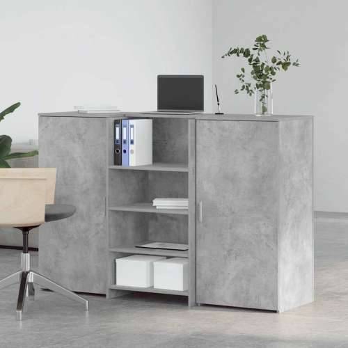 Recepcijski stol 155x50x103,5 cm konstruiranog drva - Beton siva 155 x 50 x 103.5 cm Cijena
