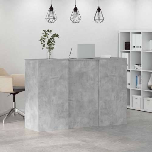 Recepcijski stol 155x50x103,5 cm konstruiranog drva - Beton siva 155 x 50 x 103.5 cm Cijena