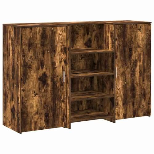 Recepcijski stol 155x50x103,5 cm od konstruiranog drva - Dimljeni hrast 155 x 50 x 103.5 cm Cijena