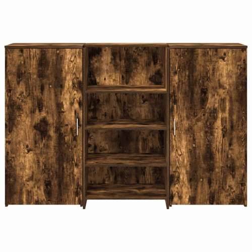 Recepcijski stol 155x50x103,5 cm od konstruiranog drva - Dimljeni hrast 155 x 50 x 103.5 cm Cijena
