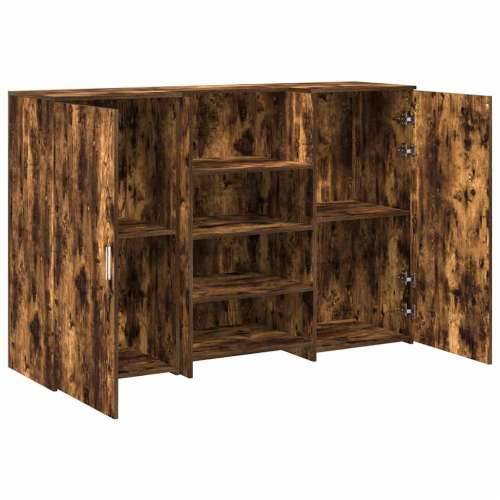 Recepcijski stol 155x50x103,5 cm od konstruiranog drva - Dimljeni hrast 155 x 50 x 103.5 cm Cijena