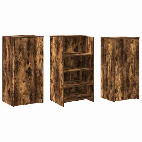 Recepcijski stol 155x50x103,5 cm od konstruiranog drva - Dimljeni hrast 155 x 50 x 103.5 cm Cijena