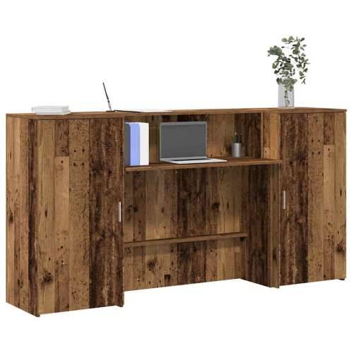 Recepcijski stol 200x50x103,5 cm od konstruiranog drva - Staro drvo 200 x 50 x 103.5 cm Cijena