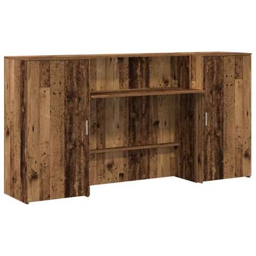 Recepcijski stol 200x50x103,5 cm od konstruiranog drva - Staro drvo 200 x 50 x 103.5 cm Cijena