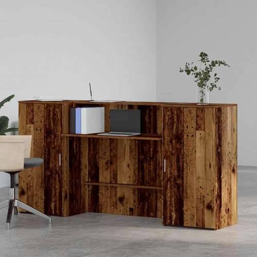 Recepcijski stol 200x50x103,5 cm od konstruiranog drva - Staro drvo 200 x 50 x 103.5 cm Cijena