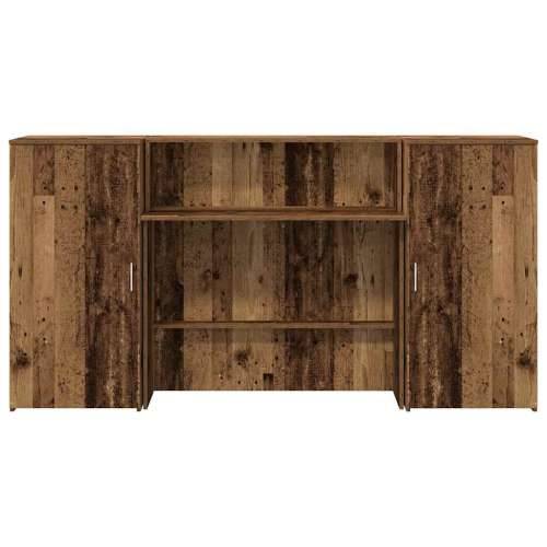 Recepcijski stol 200x50x103,5 cm od konstruiranog drva - Staro drvo 200 x 50 x 103.5 cm Cijena