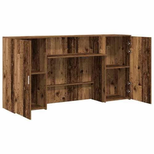 Recepcijski stol 200x50x103,5 cm od konstruiranog drva - Staro drvo 200 x 50 x 103.5 cm Cijena