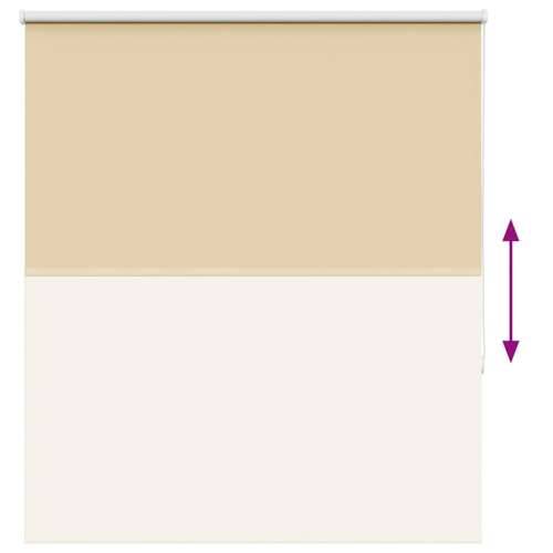 Rolo zavjesa Blackout Bež 120x175 cm Širina tkanine 116,6 cm - Bež 120 cm 175 cm Cijena