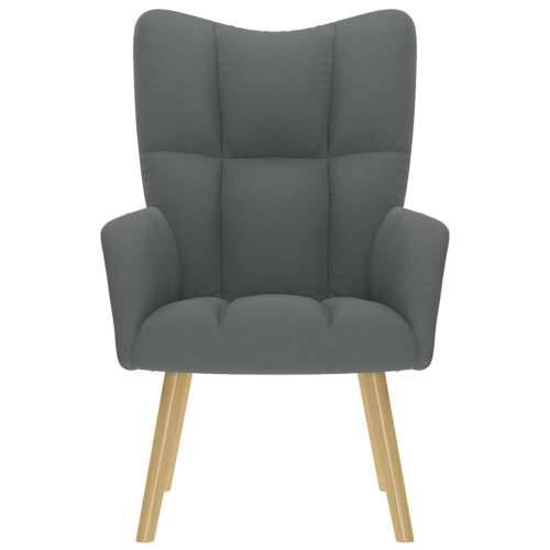 Stolica za opuštanje od tkanine tamnosiva - Tamno siva 1 without stool Cijena