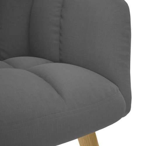 Stolica za opuštanje od tkanine tamnosiva - Tamno siva 1 without stool Cijena