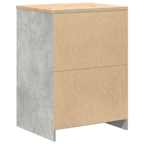 Garažni ormar za odlaganje 60x51x85 cm masivne borovine - Beton siva 60 x 51 x 85 cm 1 4 darwers Cijena
