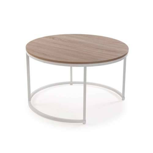 Set od dvije stolice Versa Aurea Bijela 48 x 48 x 42 cm 80 x 80 x 48 cm Cijena