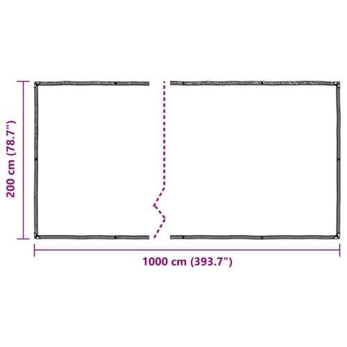 Pokrivač za biljke s ušicama 2x10 m polietilen - 2 x 10 m 1 Cijena