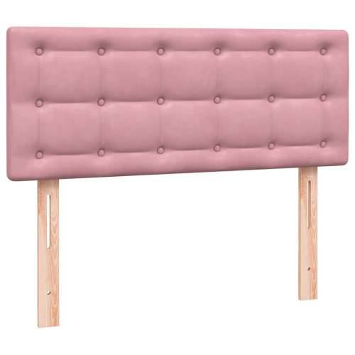 Box Spring krevet s madracem ružičasti 120x220 cm samt - Ružičasta 120 x 220 cm gumbi Cijena