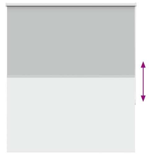 Rolo zavjesa Blackout svijetlo siva 125x130 cm Širina tkanine - Svjetlosiva 125 cm 130 cm Cijena