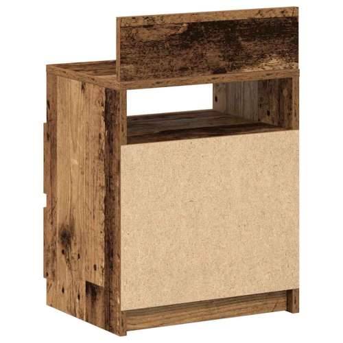 Noćni ormarići 2 kom s 2 ladice staro drvo 40x33x60 cm - Staro drvo 2 Cijena