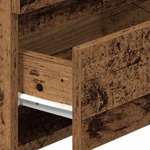 Noćni ormarići 2 kom s 2 ladice staro drvo 40x33x60 cm - Staro drvo 2 Cijena