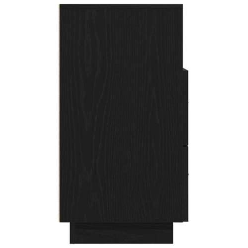 Noćni ormarić s 2 ladice crni 36x36x68 cm - Crna 1 Cijena