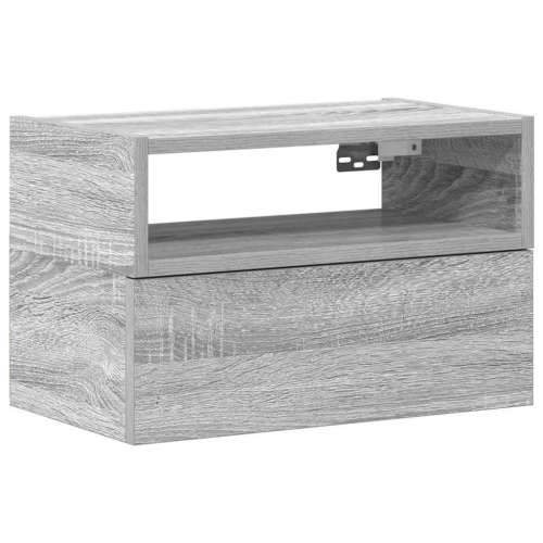 Zidni noćni ormarić siva sonoma 45x26x28,5 cm - Sivi hrast sonoma 1 Cijena