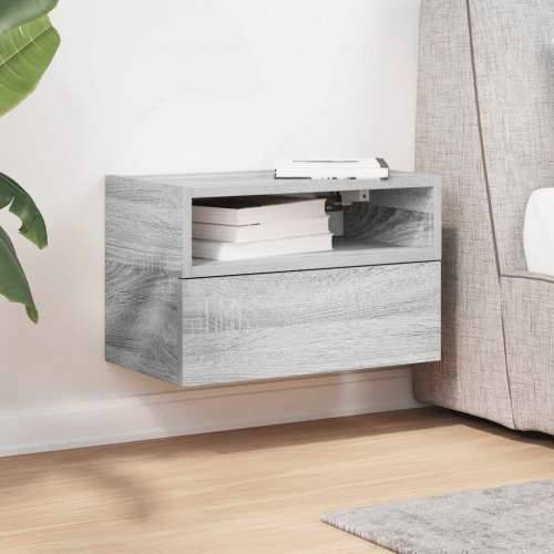 Zidni noćni ormarić siva sonoma 45x26x28,5 cm - Sivi hrast sonoma 1 Cijena